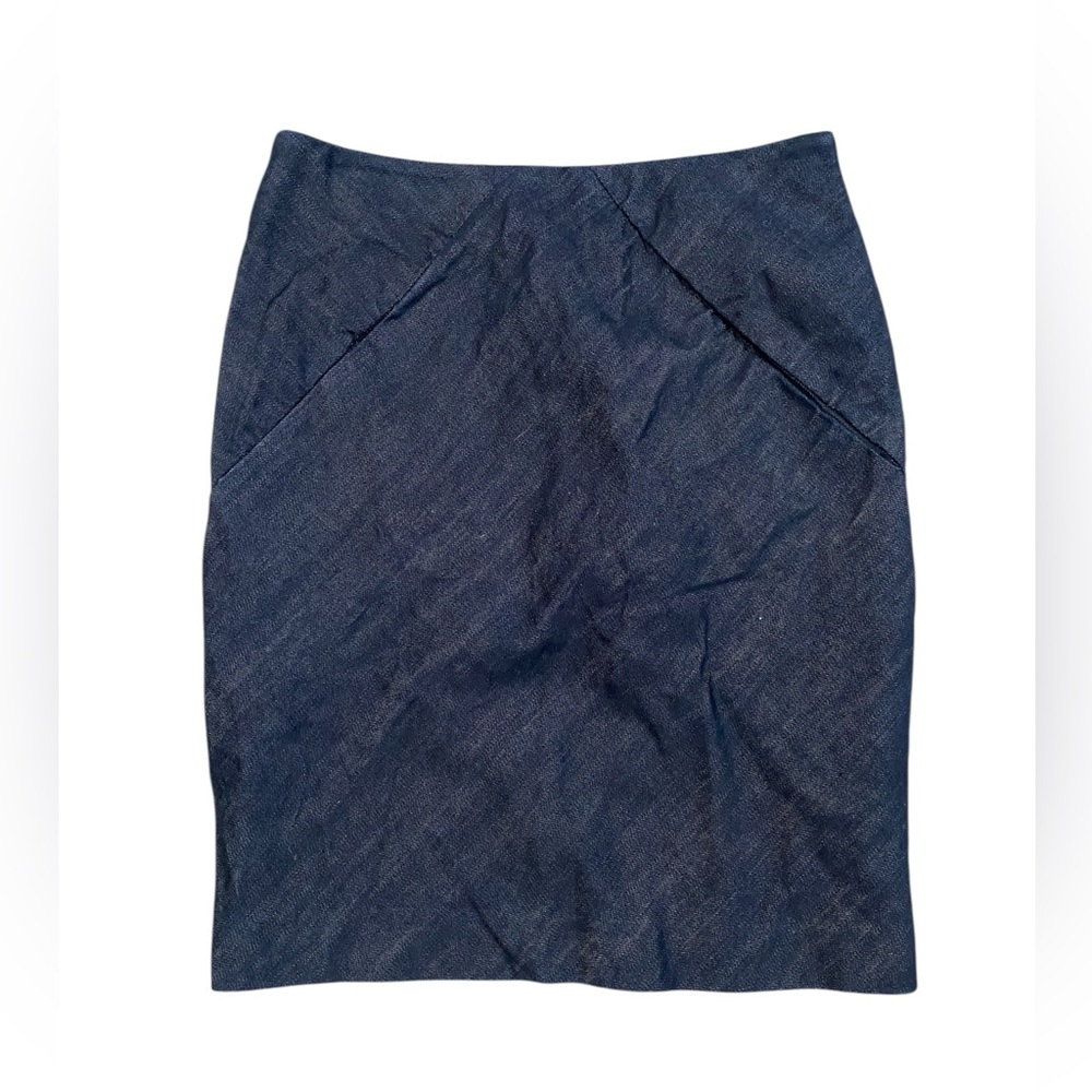 Balenciaga Dark Blue Pencil Skirt‎ Denim Jean 42